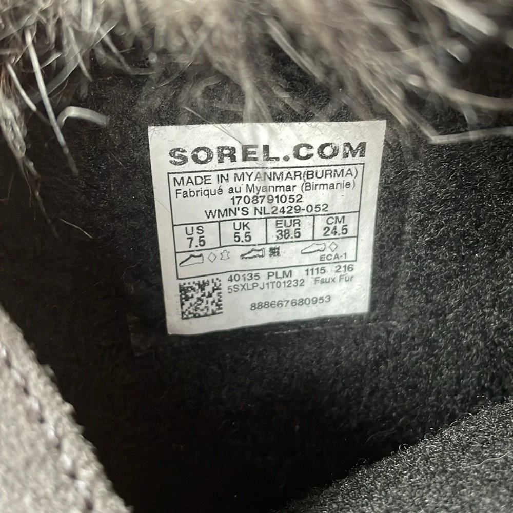 Sorel Joan of arc boots size 7.5